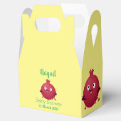 かわいい幸せなザクロのフルーツマンガ フェイバーボックス (オープン)