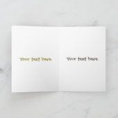 かわいい幸せなジュリアン漫画イラストレーション カード (内部)