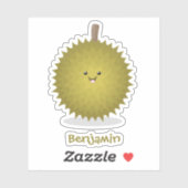 かわいい幸せなジュリアン漫画イラストレーション シール (シート)