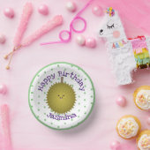 かわいい幸せなジュリアン漫画イラストレーション ペーパーボウル (パーティー)