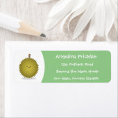 かわいい幸せなジュリアン漫画イラストレーション ラベル (インサイチュ)