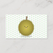 かわいい幸せなジュリアン漫画イラストレーション 名刺 (裏面)