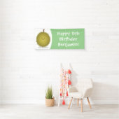 かわいい幸せなジュリアン漫画イラストレーション 横断幕 (インサイチュ)