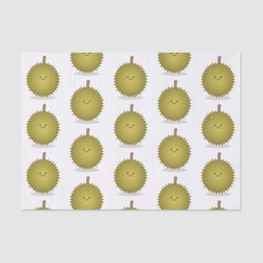 かわいい幸せなジュリアン漫画イラストレーション 薄葉紙 (正面)