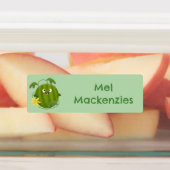 かわいい幸せなスイカの漫画パーソナライズされた ラベル (貼付)