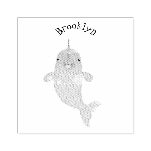 かわいい幸せなナウラルの泡の漫画イラストレーションru ラバースタンプ (インプリント)