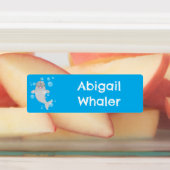 かわいい幸せなナショールの泡の漫画パーソナライズされた ラベル (貼付)