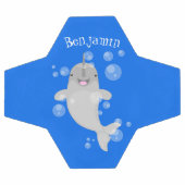 かわいい幸せなナールウォバブルアニメイラストレーション サッカーボール (フラット)