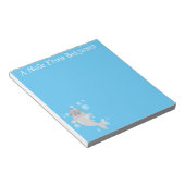 かわいい幸せなナールウォバブルアニメイラストレーション ノートパッド (アングル)