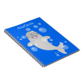 かわいい幸せなナールウォバブルアニメイラストレーション ノートブック (右側)