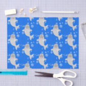 かわいい幸せなナールウォバブルアニメイラストレーション 薄葉紙 (クラフト)