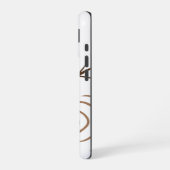 かわいい幸せなバナナ iPhone 16ケース (左側面)