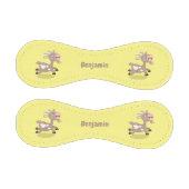 かわいい幸せなビリーヤギの漫画 野球ボール (パネル)