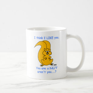かわいい幸せなフレンドリー漫画のリスとの友情 コーヒーマグカップ