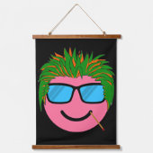 かわいい幸せな人々！ 吊り下げ型タペストリー (正面2)