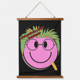 かわいい幸せな人々！ 吊り下げ型タペストリー