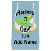 かわいい幸せな円周率の日 スモールペーパーバッグ (正面)