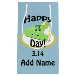 かわいい幸せな円周率の日 スモールペーパーバッグ