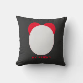 かわいい幸せな友情の日最高のの友の写真 クッション