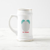 かわいい幸せな友情の日最高のの友の写真 ビールジョッキ (左)