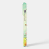 かわいい幸せな春リス iPhoneケース (左側面)