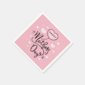 かわいい幸せな母の日の書 | ナプキン スタンダードカクテルナプキン (角)