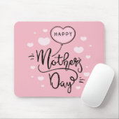 かわいい幸せな母の日の書 | マウスパッド (マウス)