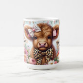 かわいい幸せな母の日/ハイランドカウズ コーヒーマグカップ (中央)