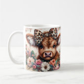 かわいい幸せな母の日/ハイランドカウズ コーヒーマグカップ (左)