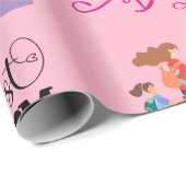 かわいい幸せな母の日 ラッピングペーパー (ロールコーナー)