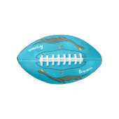 かわいい幸せな海の怪物プレシオサーアニメ アメリカンフットボール (正面)