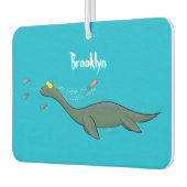 かわいい幸せな海の怪物プレシオサーアニメ カーエアーフレッシュナー (左)