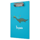 かわいい幸せな海の怪物プレシオサーアニメ クリップボード (左)