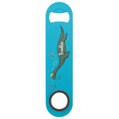 かわいい幸せな海の怪物プレシオサーアニメ スピード栓抜き (裏面)