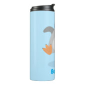 かわいい幸せな皇帝ペンギンのシックな漫画 タンブラー (回転左)