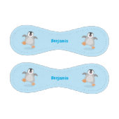 かわいい幸せな皇帝ペンギンのシックな漫画 野球ボール (パネル)