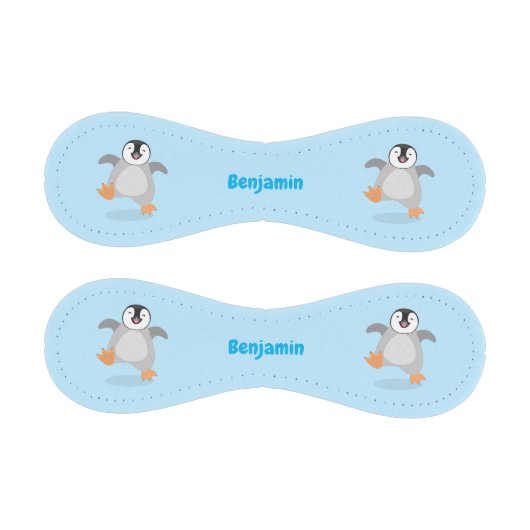 かわいい幸せな皇帝ペンギンのシックな漫画 野球ボール (パネル)