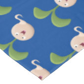 かわいい幸せな種の芽の漫画イラスト テーブルクロス (アングル)