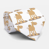 かわいい幸せな笑顔のラクダ漫画イラストレーション ネクタイ (ロール)