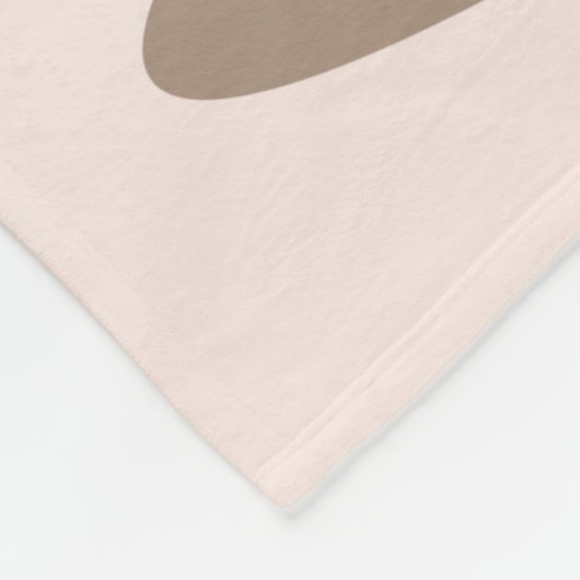 かわいい幸せな笑顔のラクダ漫画イラストレーション フリースブランケット (角)