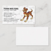 かわいい幸せな笑顔 名刺 (正面/裏面)