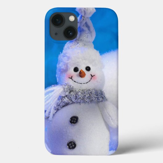 かわいい幸せな雪だるまが切り刻まれた Case-Mate iPhoneケース (裏面)