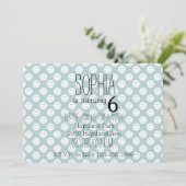 かわいい幸せな顔 招待状 (スタンド正面)