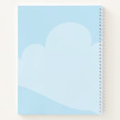 かわいい幸せのまわりにと花リトルキッド ノートブック (裏面)