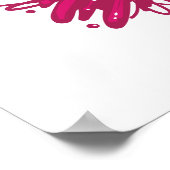 かわいい幸せはあなたの爪、 ネイルを行う ポスター (角)