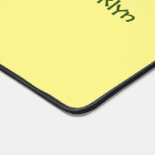 かわいい幸せベビーゴリラ漫画イラストレーション デスクマット (コーナー)