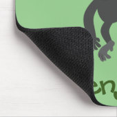 かわいい幸せベビーゴリラ漫画イラストレーション マウスパッド (コーナー)