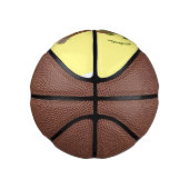 かわいい幸せベビーゴリラ漫画イラストレーション ミニバスケットボール (右)