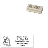 かわいい幸せベビーゴリラ漫画イラストレーション ラバースタンプ (押印)