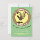 かわいい幸せ最高のライレバード漫画イラストレーションi 招待状 (正面)